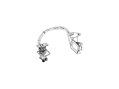 Ram 68169813AB WINCH Spare Tire Carrier