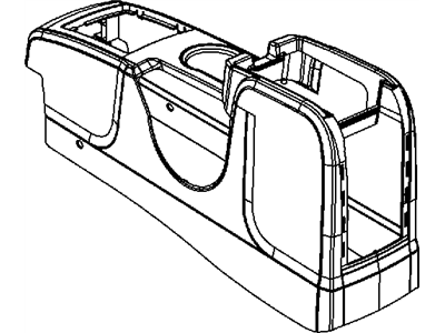 Dodge Journey Center Console Base - 1LN36DK7AA