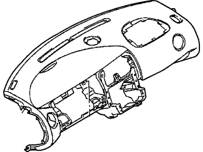Chrysler MR641676 PANEL Instrument