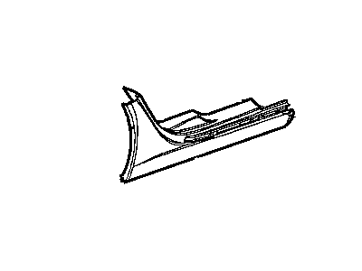 Chrysler 5018725AA CLADDING Quarter Panel