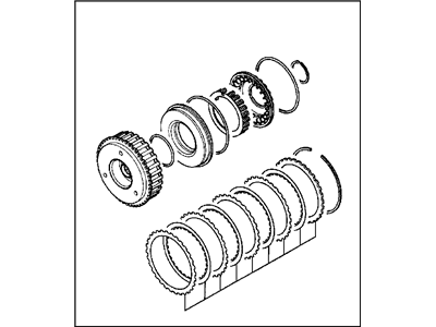 Chrysler MD761641 CLUTCH ASSY