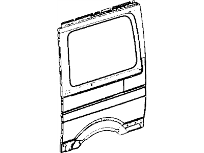 Dodge 68008480AA PANEL Body Side Rear
