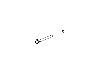 Jeep 6104408AA SCREW AND WASHER Hex Head M8X1.25X90.00