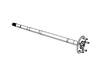 Dodge 52114885AA SHAFT Axle