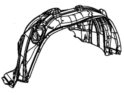 Dodge 68504092AA SILENCER Wheelhouse Inner