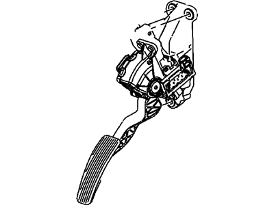 Dodge 4861716AA PEDAL Accelerator