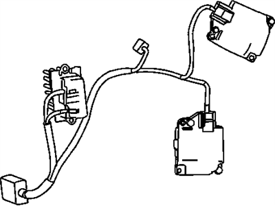 Dodge 5183159AA WIRING A/C and HEATER