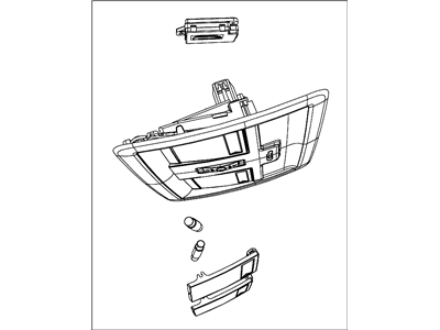 Mopar 1CT58DW1AB Console Overhead