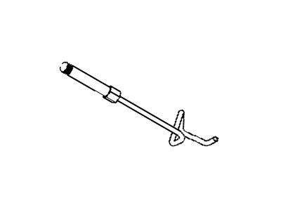 Dodge WC76ZJ8AD KNOB AND LINK Door Latch