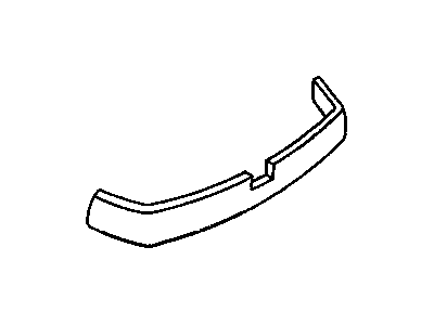 Chrysler 5003363AA PANEL Valance Front Trailer