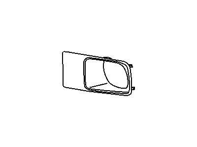 Dodge 5030048AB BEZEL Fog Lamp
