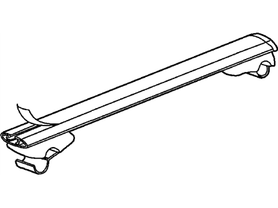 Jeep 5086161AA RUB STRIP Lugg Rack Cross