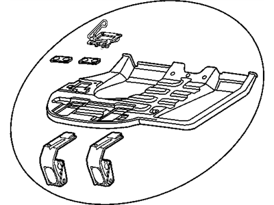 Jeep 5013119AA PANEL Seat Cushion Base 60%