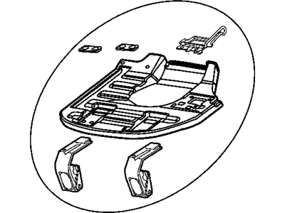 Jeep 5013118AA PANEL Seat Cushion Base 40%