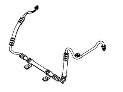 Jeep LK006431 HOSE Power Steering Pressure Power Steering Pump to Gear