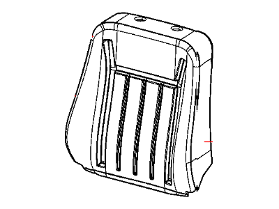Dodge 1NF151DVAA COVER Front Seat Back