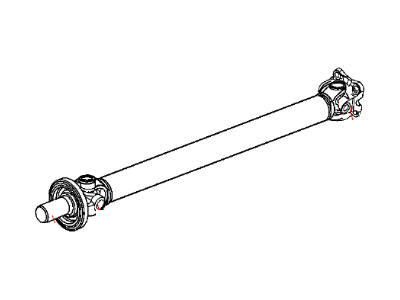 Jeep 52853127AA SHAFT Drive Rear 1-Piece