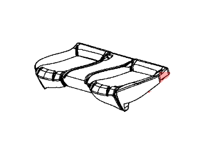 Dodge 68083608AA Foam - Seat Cushion