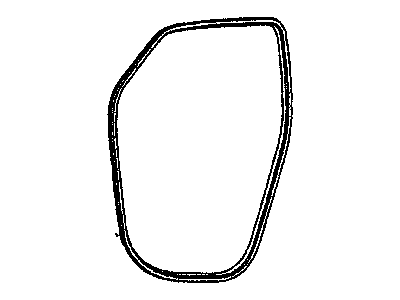 Dodge UW64BD1AC WEATHERSTRIP Rear Door