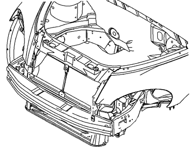 Chrysler 4724477AC CROSSMEMBER Radiator Support, Lower