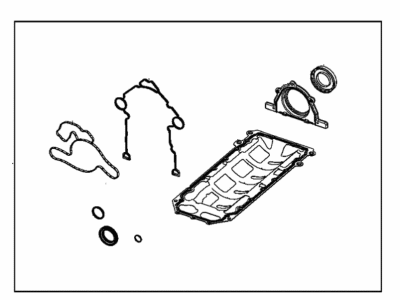 Dodge 68223389AB GASKET KIT Engine Lower