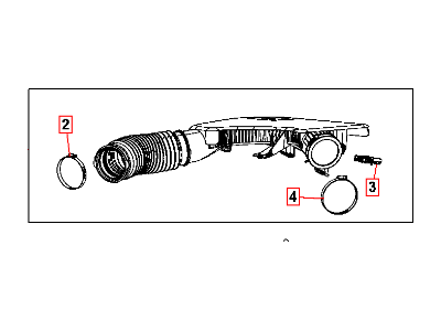 Mopar 4861926AD Duct Clean Air