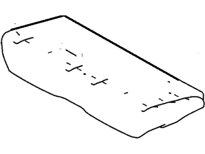 Jeep Wrangler Seat Cushion - 1AC361DVAA