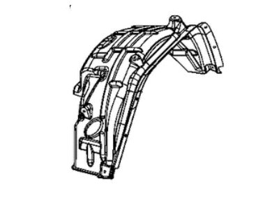 Mopar 68341320AA Shield Splash Rear