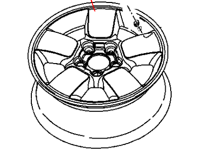 Jeep 5HT49PAKAA WHEEL Aluminum