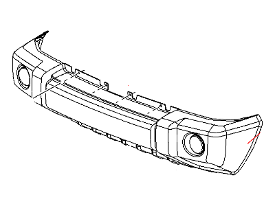 Jeep 5JU641EMAC FASCIA Front