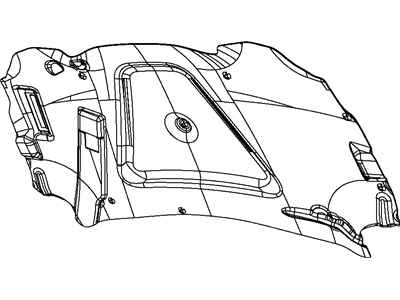 Mopar 55365080AC Silencer Hood
