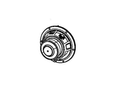 Mopar 5091271AA Speaker Sub Woofer