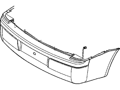 Mopar 4805987AA Outer Molding, Rear Driver Side