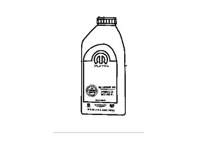 Jeep 68218950AC ENGINE OIL 0W20 Quart