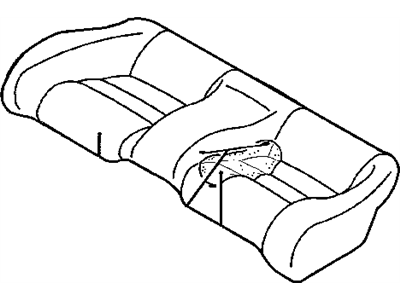 Chrysler Sebring Seat Cushion - MR646205