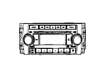 Dodge 5064171AM RADIO AM/FM with CD