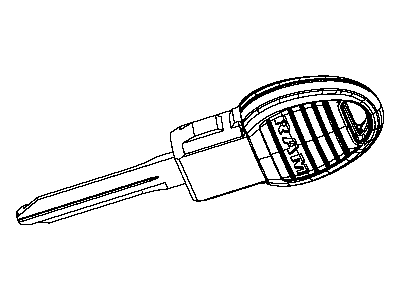 Ram 68093106AB KEY Blank Sentry With Chip