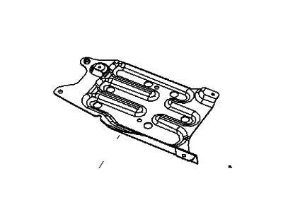 Dodge 68137927AA SKID PLATE Transfer Case