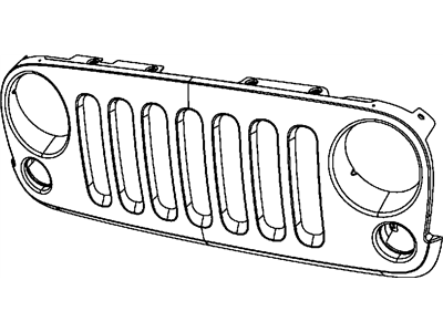 Jeep Wrangler Grille - 68046306AB
