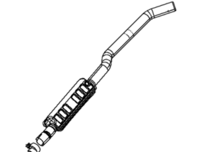 Jeep Exhaust Pipe - 68202900AC