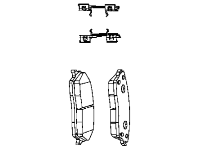 2005 Dodge Magnum Brake Pad - 2AMV3555AA