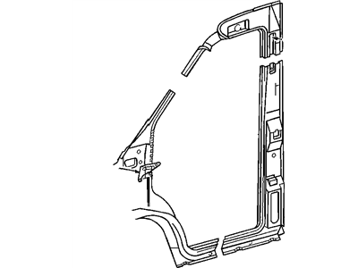 Dodge 5104183AA APERTURE Body Side Door