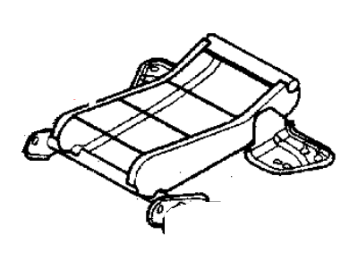 Dodge WP381DVAA COVER Rear Seat Cushion Center