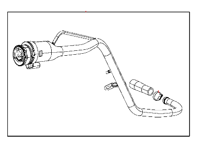 Dodge 52029694AE TUBE Fuel Filler