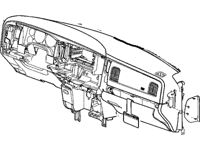 Mopar WL86XDVAA Panel Instrument Upper