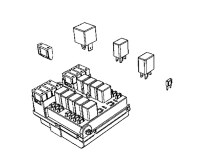 Ram ProMaster 2500 Relay Block - 68305537AB