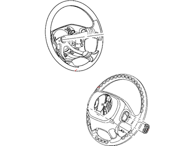 Dodge Ram 3500 Steering Wheel - YV251L8AB