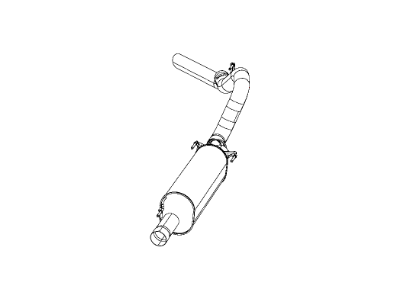 Ram 68166554AA TAILPIPE Exhaust