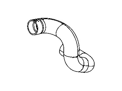 Jeep Grand Cherokee Air Intake Coupling - 55038006AD