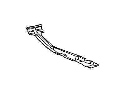 Chrysler 55364232AB REINFORCEMENT Body Side Aperture B-Pillar Adjustable Turning Loop